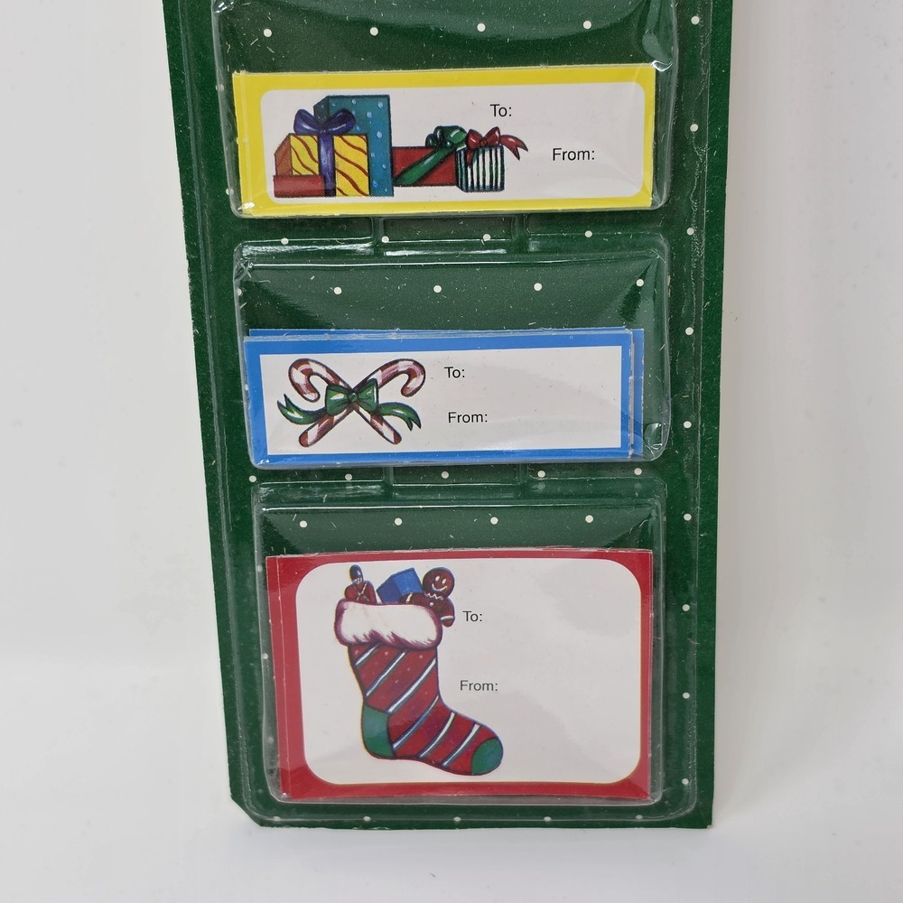 NOS 3 Packs Sealed Vintage Christmas Gift Tags Courier & Ives Cleo Papercraft - Picture 8 of 16
